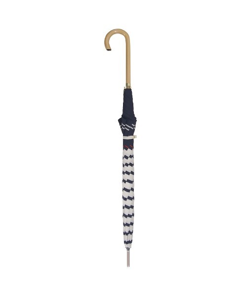 Wpc.（ダブリュピーシー）の「コラボ限定　w.p.c×東急ハンズ　長傘　セーラーボーダー　58ｃｍ　日傘・晴雨兼用傘（長傘・レディース・ネイビー/オフホワイト・FREE）」の3枚目の写真