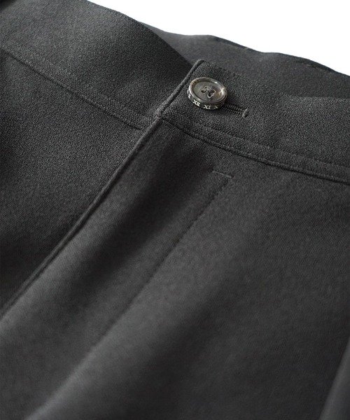 SHAREEF（シャリーフ）の「GEORGETTE WIDE FLARE PANTS（その他パンツ・メンズ・ブラック/グリーン/チャコール・1/2/3）」の8枚目の写真