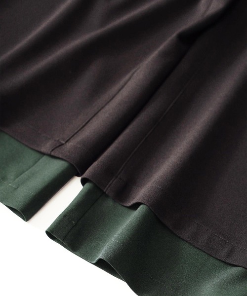 SHAREEF（シャリーフ）の「GEORGETTE WIDE FLARE PANTS（その他パンツ・メンズ・ブラック/グリーン/チャコール・1/2/3）」の10枚目の写真
