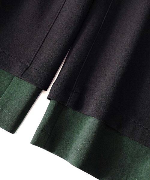 SHAREEF（シャリーフ）の「GEORGETTE WIDE FLARE PANTS（その他パンツ・メンズ・ブラック/グリーン/チャコール・1/2/3）」の11枚目の写真