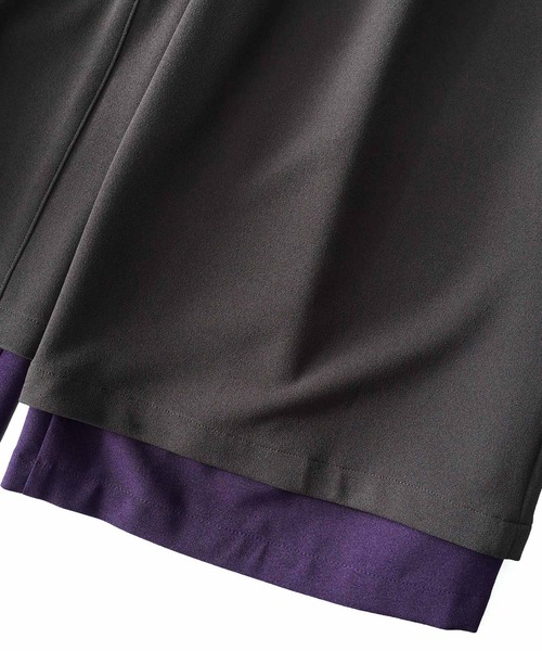 SHAREEF（シャリーフ）の「GEORGETTE WIDE FLARE PANTS（その他パンツ・メンズ・ブラック/グリーン/チャコール・1/2/3）」の18枚目の写真