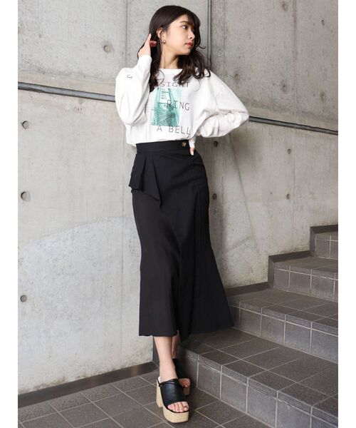 MURUA（ムルーア）の「ワイドカバーチューブサンダル（サンダル・レディース・ホワイト/ブラック/その他1・35/36/37）」の5枚目の写真