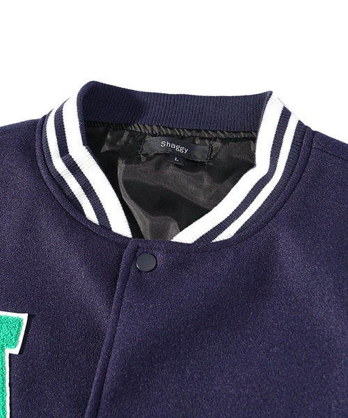 ポケモン スタジアムジャンパー Mサイズ ブルー カレッジロゴ