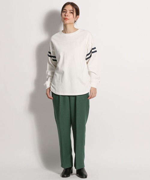 niko and...(ニコアンド)の「ウールライクイージーパンツ(その他パンツ・レディース・ダークブラウン/ベージュ/ブルー/グリーン・MEDIUM/LARGE)」の8枚目の写真