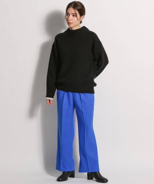 niko and...(ニコアンド)の「ウールライクイージーパンツ(その他パンツ・レディース・ダークブラウン/ベージュ/ブルー/グリーン・MEDIUM/LARGE)」の9枚目の写真