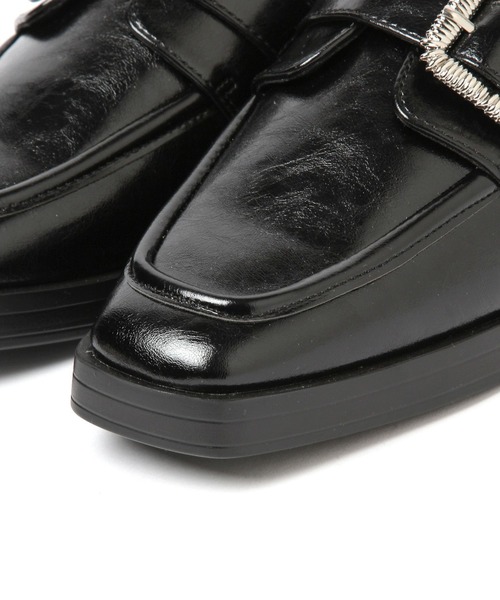 PAGEBOY（ページボーイ）の「ラフローファー（ローファー・レディース・ブラック/オフホワイト/アニマル・MEDIUM/LARGE）」の16枚目の写真