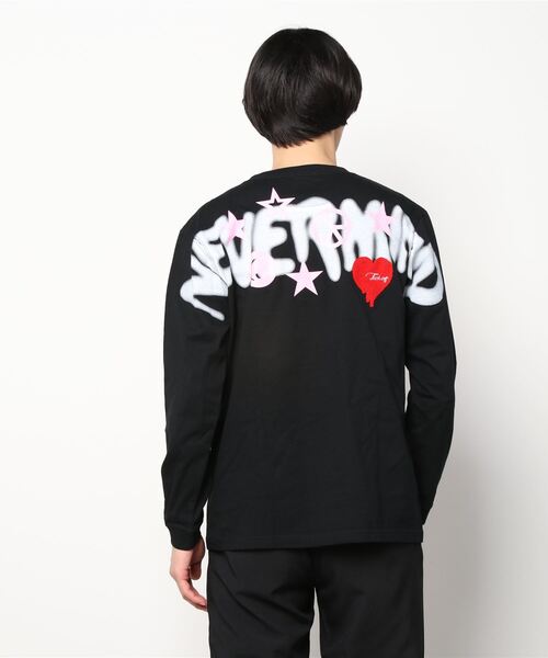 STUD MUFFIN（スタッドマフィン）の「STUD MUFFIN/スタッドマフィン/NEVER MIND LA LS Tシャツ（Tシャツ/カットソー・メンズ・ブラック/ホワイト・2/3/4）」の2枚目の写真
