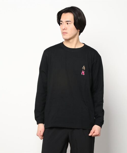 STUD MUFFIN（スタッドマフィン）の「STUD MUFFIN/スタッドマフィン/NEVER MIND LA LS Tシャツ（Tシャツ/カットソー・メンズ・ブラック/ホワイト・2/3/4）」の6枚目の写真