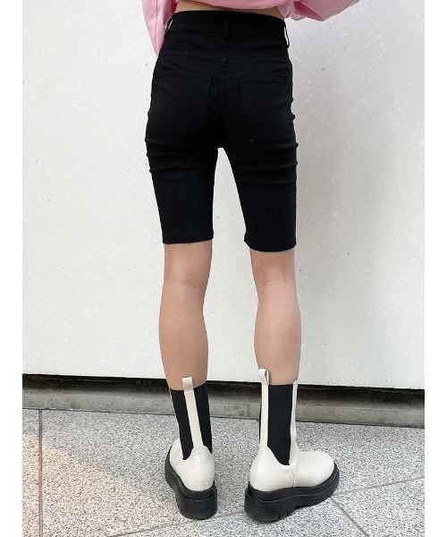 ENVYM(アンビー)の「バイカーSPT(その他パンツ・レディース・ブラック/グレー・S/M)」の5枚目の写真