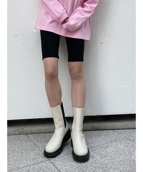 ENVYM(アンビー)の「バイカーSPT(その他パンツ・レディース・ブラック/グレー・S/M)」の3枚目の写真