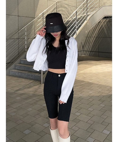 ENVYM(アンビー)の「バイカーSPT(その他パンツ・レディース・ブラック/グレー・S/M)」の11枚目の写真