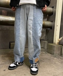 DANKE SCHON | DankeSchon/ダンケシェーン/リメイクデニム/RemakeDenim 2CMSHIFTWIDE(デニムパンツ)