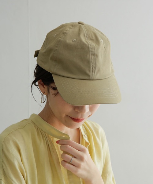 URBAN RESEARCH DOORS（アーバンリサーチドアーズ）の「ツイルキャップ（キャップ・レディース・ブラック/ベージュ/オフホワイト・ONE）」の6枚目の写真