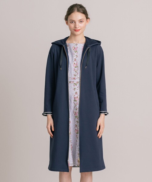 TOCCA(トッカ)の「【洗える!】SPROUT ロングフーディー(パーカー・レディース・ネイビー系・X-SMALL/MEDIUM)」の3枚目の写真