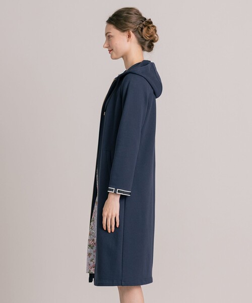 TOCCA(トッカ)の「【洗える!】SPROUT ロングフーディー(パーカー・レディース・ネイビー系・X-SMALL/MEDIUM)」の15枚目の写真