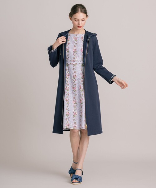 TOCCA(トッカ)の「【洗える!】SPROUT ロングフーディー(パーカー・レディース・ネイビー系・X-SMALL/MEDIUM)」の11枚目の写真