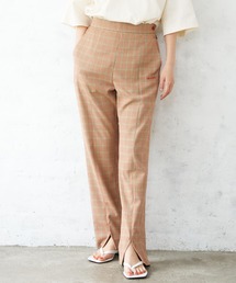 MILKFED. | PLAID CENTER SLIT PANTS(その他パンツ)