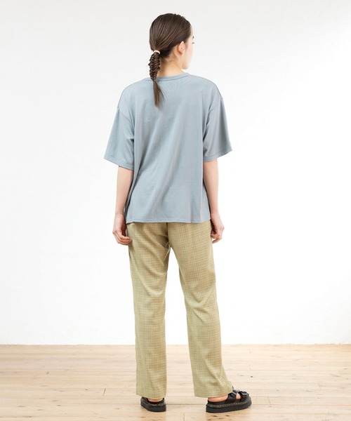 MILKFED.（ミルクフェド）の「PLAID CENTER SLIT PANTS（その他パンツ・レディース・オレンジ/ライトグリーン・ONE SIZE）」の19枚目の写真