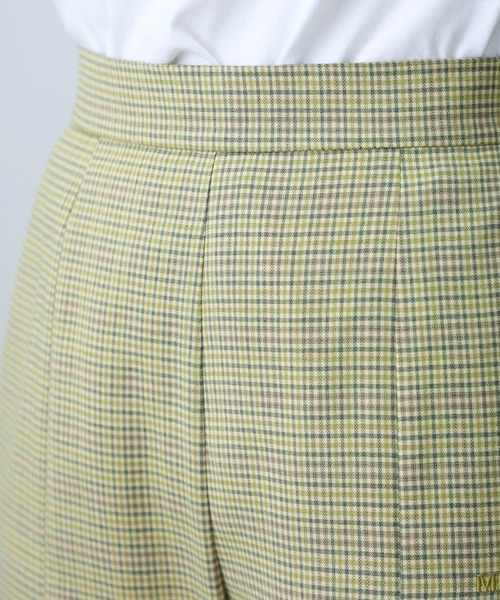 MILKFED.（ミルクフェド）の「PLAID CENTER SLIT PANTS（その他パンツ・レディース・オレンジ/ライトグリーン・ONE SIZE）」の20枚目の写真