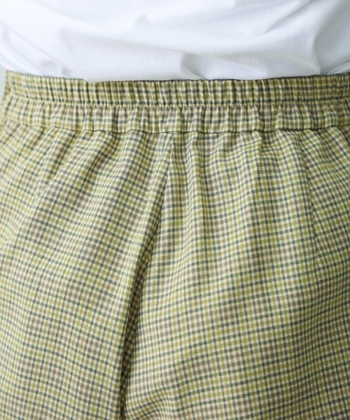 MILKFED.（ミルクフェド）の「PLAID CENTER SLIT PANTS（その他パンツ・レディース・オレンジ/ライトグリーン・ONE SIZE）」の14枚目の写真