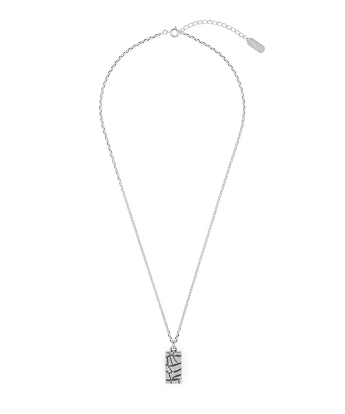 Paul Smith COLLECTION(ポールスミスコレクション)の「モザイクパターン シルバーネックレス / 124501 210(ネックレス・メンズ・シルバー・FREE)」の4枚目の写真