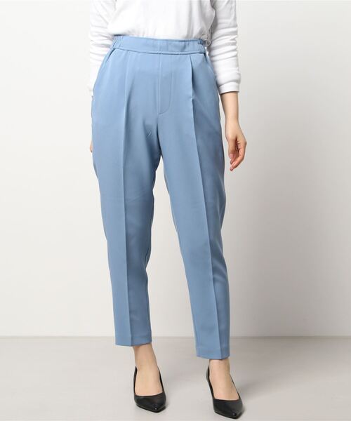 Te chichi（テチチ）の「ダブルクロスイージーテーパードパンツ（その他パンツ・レディース・グレー/ネイビー/ピンク/ブルー・ﾌﾘ-）」の10枚目の写真