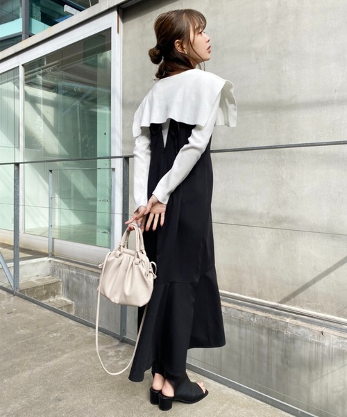 one after another NICE CLAUP(ワンアフターアナザーナイスクラップ)の「ブーツサンダル(ブーツ・レディース・アイボリー/ブラック・S/M/L)」の21枚目の写真