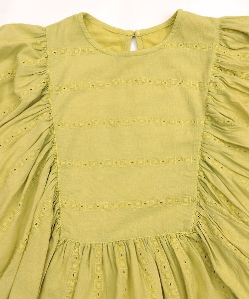 チチカカ（チチカカ）の「コットンレース ストライププルオーバー（シャツ/ブラウス・レディース・パープル/ブラウン/イエロー・FREE）」の17枚目の写真