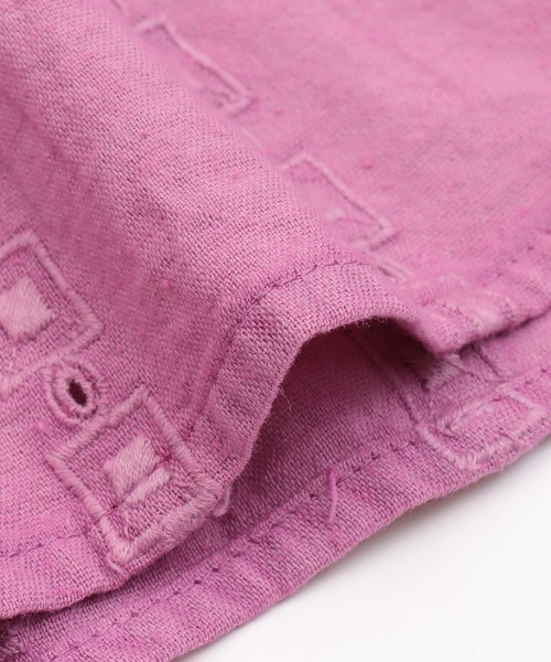 チチカカ（チチカカ）の「コットンレース ストライププルオーバー（シャツ/ブラウス・レディース・パープル/ブラウン/イエロー・FREE）」の22枚目の写真