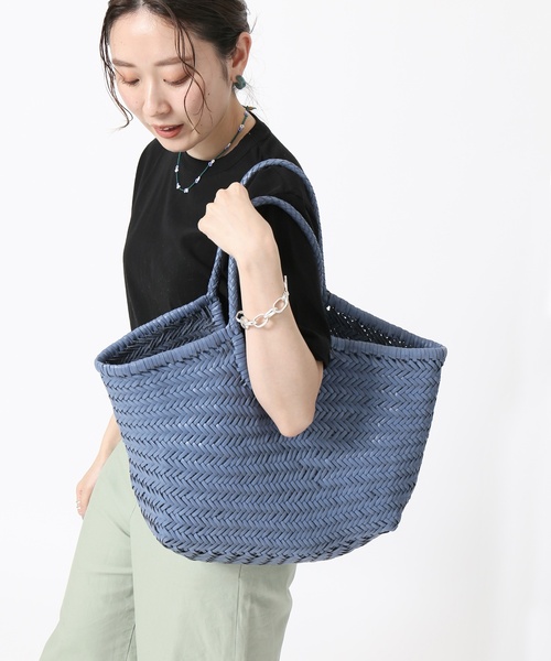 IENA(イエナ)の「【DRAGON/ドラゴン】 NAMTUCKET BASCKETバッグ◆(トートバッグ・レディース・ホワイト/グレー系その他・FREE)」の1枚目の写真