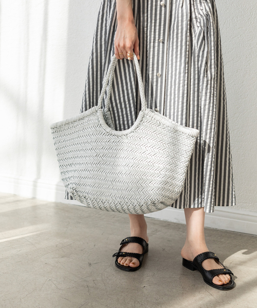 IENA(イエナ)の「【DRAGON/ドラゴン】 NAMTUCKET BASCKETバッグ◆(トートバッグ・レディース・ホワイト/グレー系その他・FREE)」の21枚目の写真