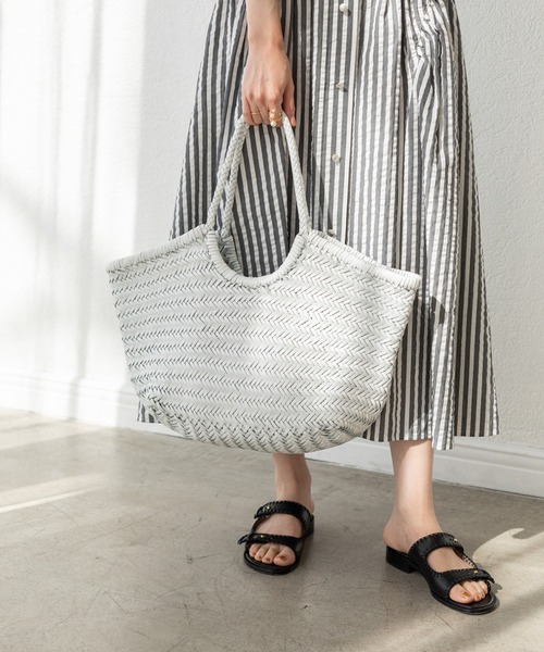 IENA(イエナ)の「【DRAGON/ドラゴン】 NAMTUCKET BASCKETバッグ◆(トートバッグ・レディース・ホワイト/グレー系その他・FREE)」の14枚目の写真