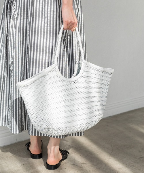 IENA(イエナ)の「【DRAGON/ドラゴン】 NAMTUCKET BASCKETバッグ◆(トートバッグ・レディース・ホワイト/グレー系その他・FREE)」の12枚目の写真