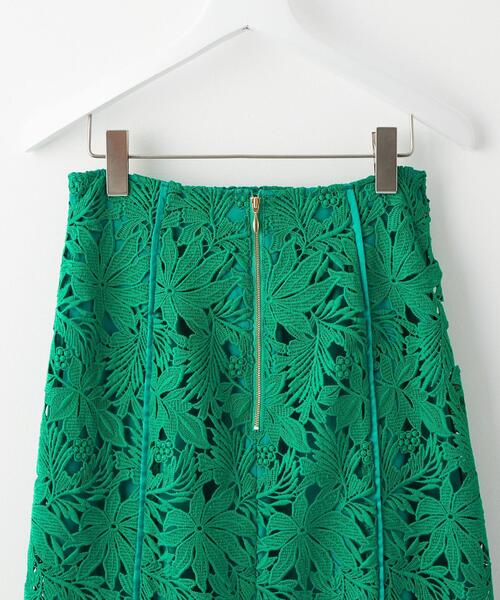 EMMEL REFINES(エメルリファインズ)の「<EMMEL REFINES(エメル リファインズ)>EM ケミカルレース セミフレア スカート(スカート・レディース・ケリー/ナチュラル/シャーベット・S/XS/M)」の6枚目の写真