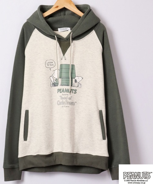 PEANUTS（ピーナッツ）の「PEANUTS/ﾋﾟｰﾅｯﾂ　ｽﾇｰﾋﾟｰ/ﾁｬｰﾘｰﾌﾞﾗｳﾝ/ｵﾗﾌ 裏起毛長袖ｽｳｪｯﾄﾌｰﾃﾞｨｰﾊﾟｰｶｰ（パーカー・レディース・ブラック/ホワイト系その他/ブラック系その他/オフホワイト/ライトブルーグレー/杢グレー/ブラック系その他3/ブラック系その他2/ネイビー/グレー系その他2/グレー系その他3/ブラック系その他4/ピンクベージュ/アッシュグレー/ブルーグリーン/グレー系その他/ブルーグレー・M/L/LL/S）」の8枚目の写真