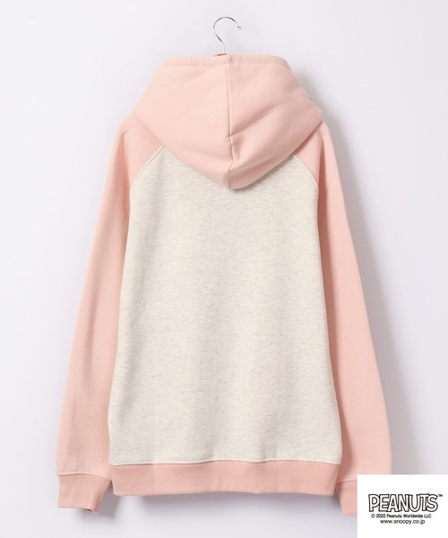 PEANUTS（ピーナッツ）の「PEANUTS/ﾋﾟｰﾅｯﾂ　ｽﾇｰﾋﾟｰ/ﾁｬｰﾘｰﾌﾞﾗｳﾝ/ｵﾗﾌ 裏起毛長袖ｽｳｪｯﾄﾌｰﾃﾞｨｰﾊﾟｰｶｰ（パーカー・レディース・ブラック/ホワイト系その他/ブラック系その他/オフホワイト/ライトブルーグレー/杢グレー/ブラック系その他3/ブラック系その他2/ネイビー/グレー系その他2/グレー系その他3/ブラック系その他4/ピンクベージュ/アッシュグレー/ブルーグリーン/グレー系その他/ブルーグレー・M/L/LL/S）」の21枚目の写真