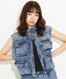 X-girl | CHEMICAL WASH VEST(ベスト)