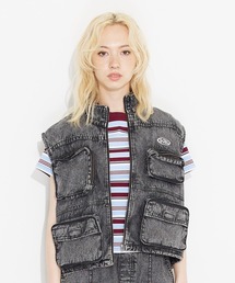 X-girl | CHEMICAL WASH VEST(ベスト)