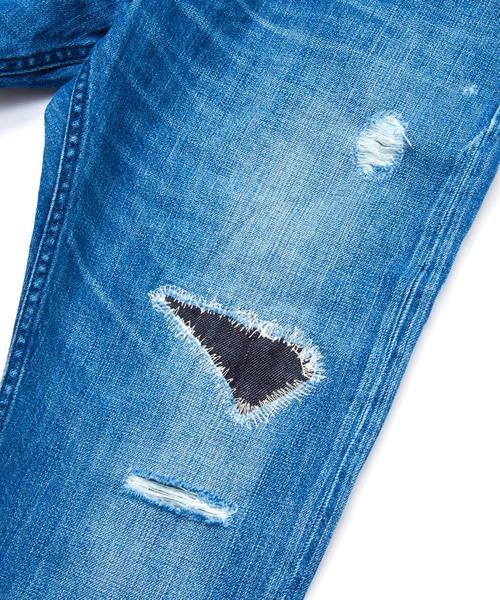 BEAUTY&YOUTH UNITED ARROWS（ビューティーアンドユースユナイテッドアローズ）の「BY ∴ ダメージデニム 5ポケット パンツ（lksm） ◆（デニムパンツ・メンズ・コバルトブルー・28inch/32inch/30inch/34inch）」の3枚目の写真