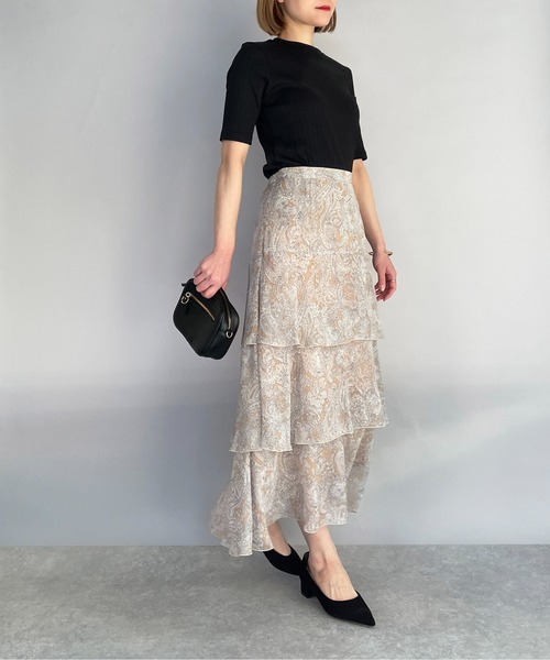 PICCIN（ピッチン）の「【日本製】太リブTシャツ（Tシャツ/カットソー・レディース・ブラック/オフホワイト・M）」の11枚目の写真