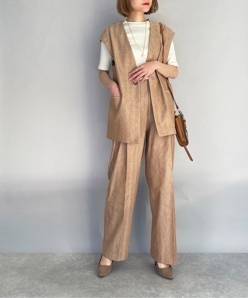 PICCIN（ピッチン）の「【日本製】太リブTシャツ（Tシャツ/カットソー・レディース・ブラック/オフホワイト・M）」の20枚目の写真