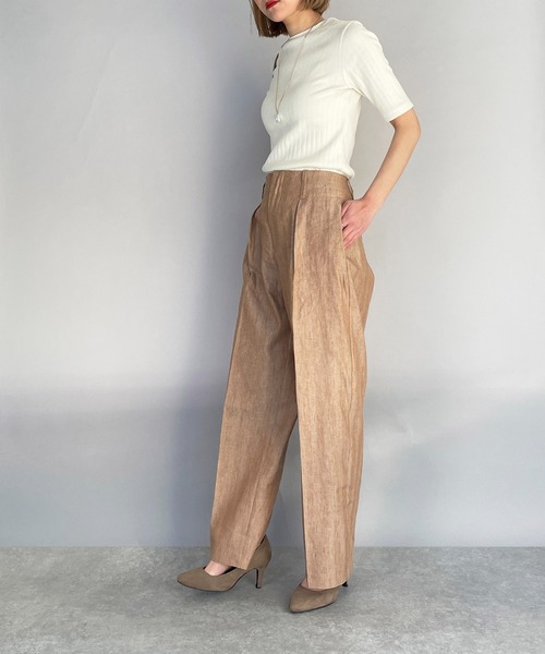 PICCIN（ピッチン）の「【日本製】太リブTシャツ（Tシャツ/カットソー・レディース・ブラック/オフホワイト・M）」の17枚目の写真