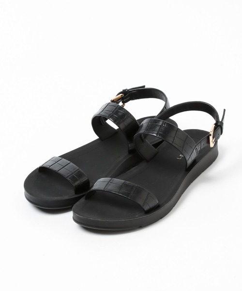 LEPSIM（レプシィム）の「【ゼロかる】2ベルトサンダル　264171（サンダル・レディース・ゴールド系その他/ブラック/パープル系その他・MEDIUM/LARGE/SMALL）」の6枚目の写真