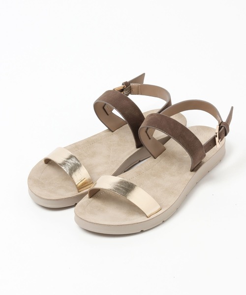 LEPSIM（レプシィム）の「【ゼロかる】2ベルトサンダル　264171（サンダル・レディース・ゴールド系その他/ブラック/パープル系その他・MEDIUM/LARGE/SMALL）」の8枚目の写真