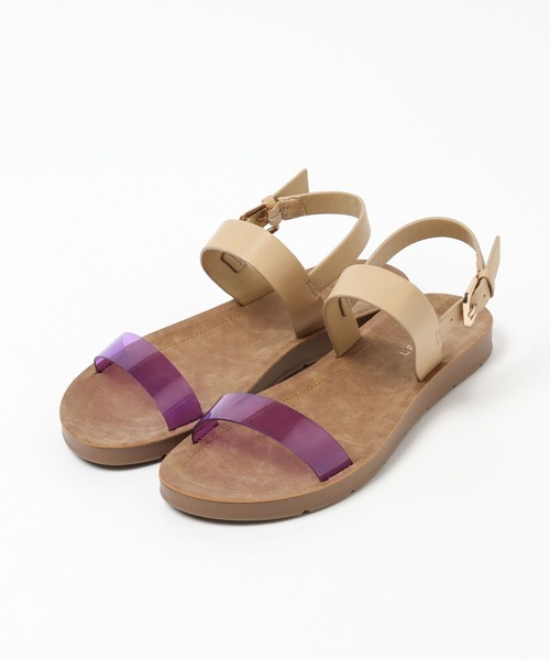 LEPSIM（レプシィム）の「【ゼロかる】2ベルトサンダル　264171（サンダル・レディース・ゴールド系その他/ブラック/パープル系その他・MEDIUM/LARGE/SMALL）」の7枚目の写真