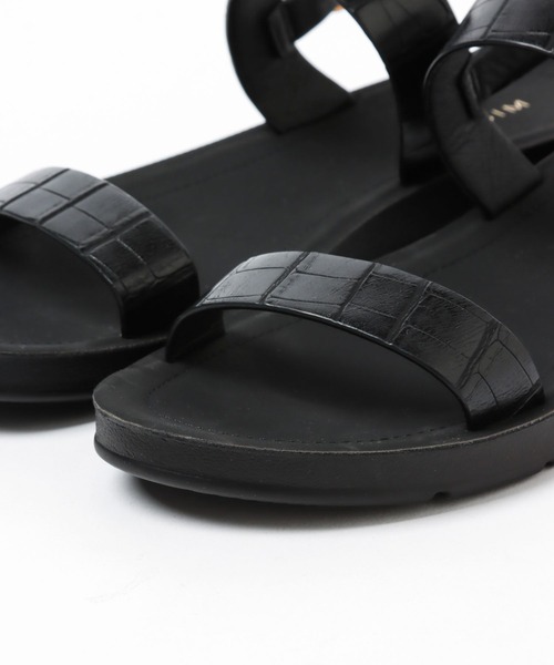 LEPSIM（レプシィム）の「【ゼロかる】2ベルトサンダル　264171（サンダル・レディース・ゴールド系その他/ブラック/パープル系その他・MEDIUM/LARGE/SMALL）」の14枚目の写真