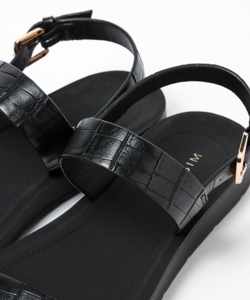 LEPSIM（レプシィム）の「【ゼロかる】2ベルトサンダル　264171（サンダル・レディース・ゴールド系その他/ブラック/パープル系その他・MEDIUM/LARGE/SMALL）」の15枚目の写真