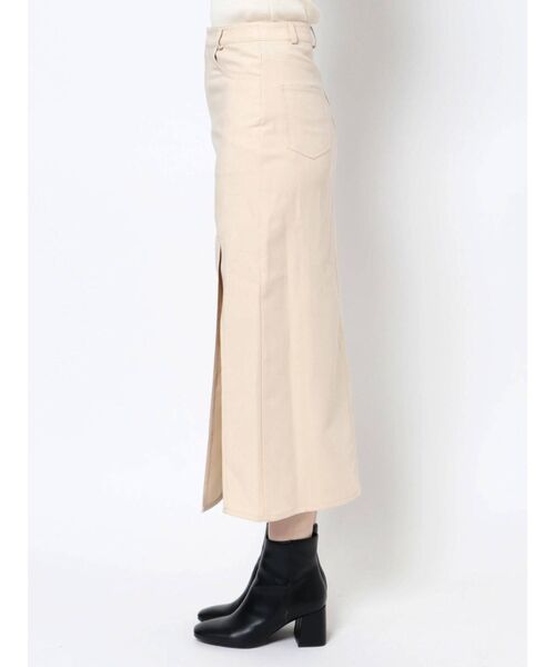 EVRIS（エヴリス）の「ディープスリットロングスカート（スカート・レディース・ブラック/アイボリー/グリーン・MEDIUM/SMALL）」の15枚目の写真