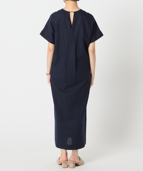 【美品】シンプリシテェ　ワンピース ティアードロップワンピース サイドスリッド サイドスリットTシャツワンピース ワンピース サイドスリット