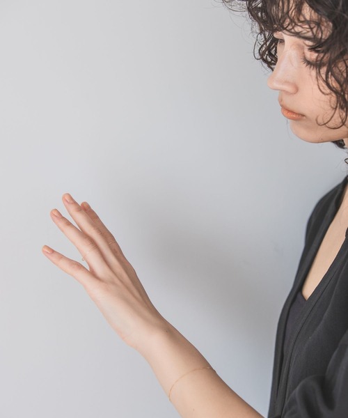 A part by（アパートバイ）の「K10チェーンリング　280490（リング・レディース・ゴールド/GOLD ・MEDIUM/LARGE/SMALL）」の16枚目の写真